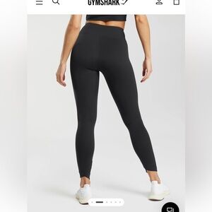 Gymshark Crossover Leggings - Black Medium